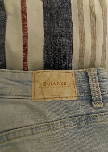 Gri Tie-Dye Midi Boy Kadın Denim Jean - Görsel 5