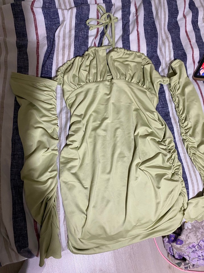 Mini Straplez Elbise - Görsel 4