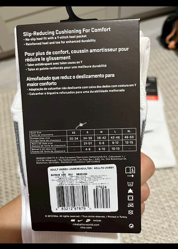 Beden Nike Beyaz Erkek Football Çorap