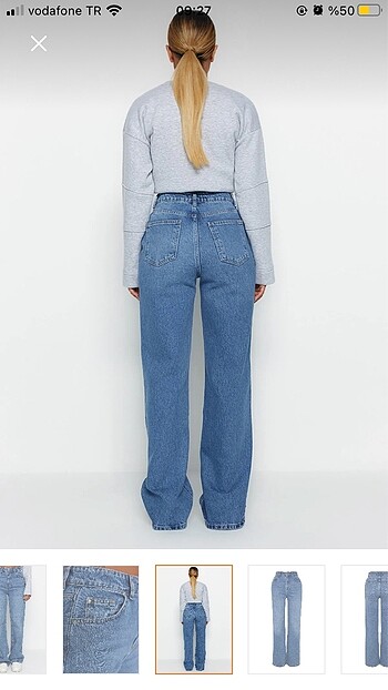 34 Beden Trendyolmilla pantolon jean