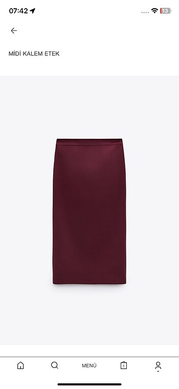 Zara kalem etek