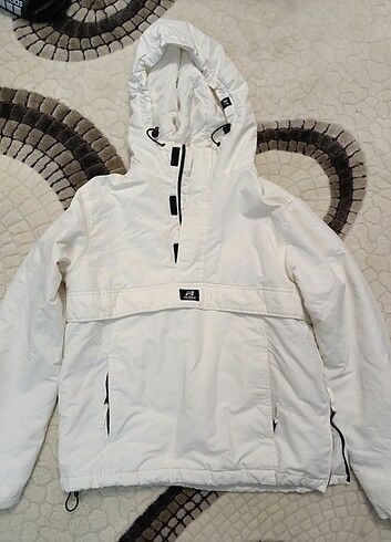 Pull&Bear beyaz sweat mont 