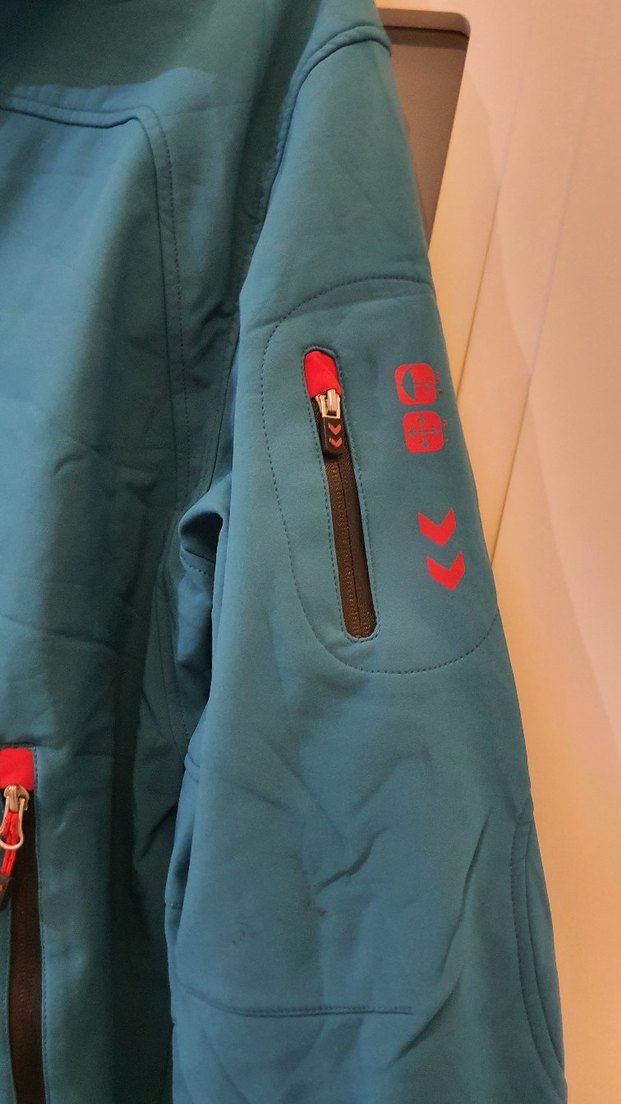 Turkuaz Fermuarlı Kadın Ceket - Görsel 3