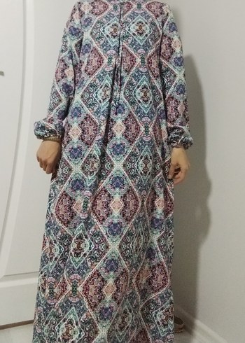 Renkli Bohem Uzun Hamile Etek - Görsel 2