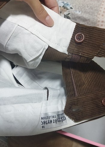 Kahverengi kadife pantolon - Görsel 9