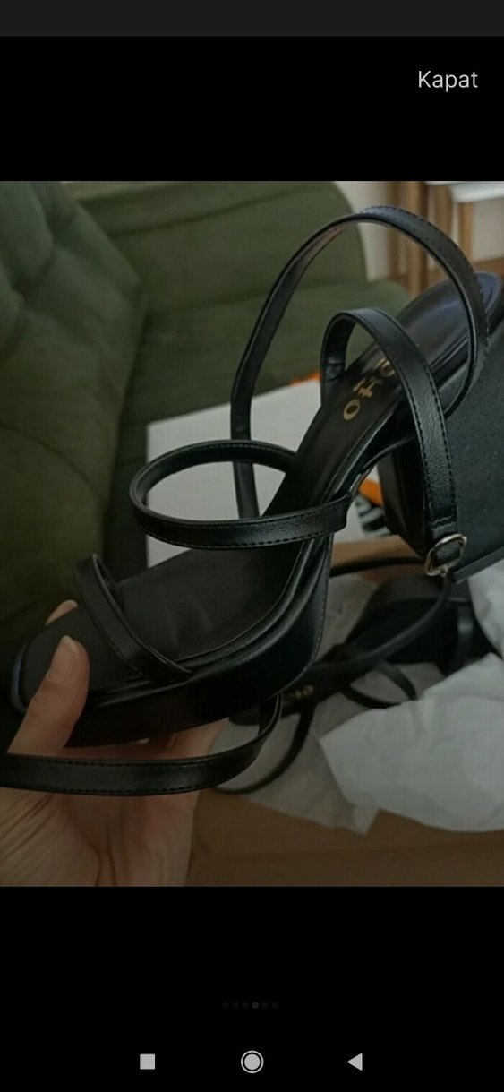 SOHO Siyah topuklu Kadın Ayakkabı - Görsel 4