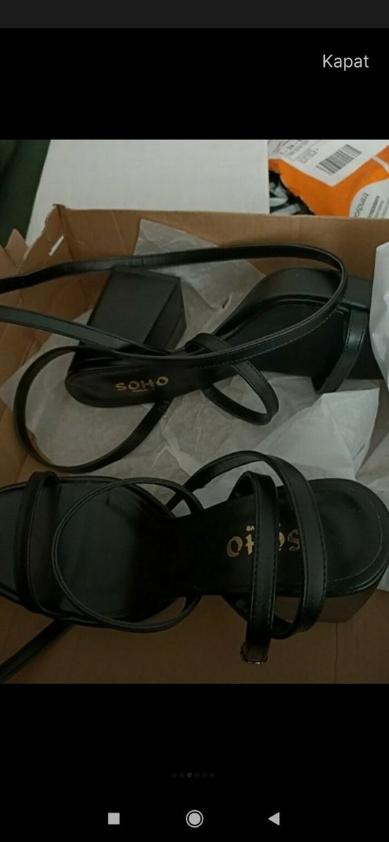 SOHO Siyah topuklu Kadın Ayakkabı - Görsel 3