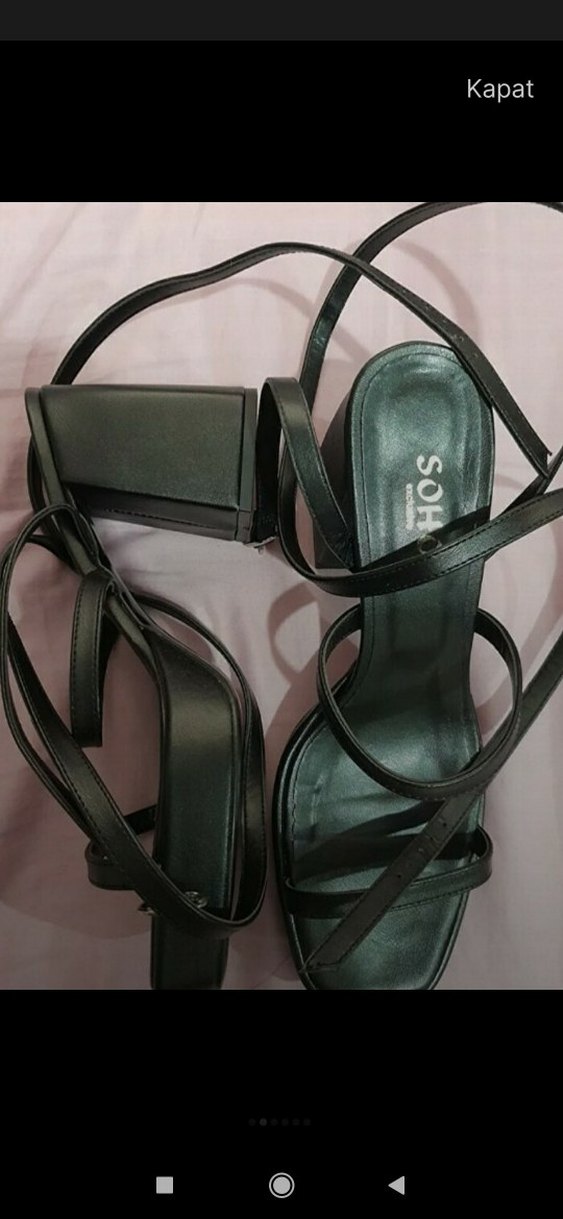 SOHO Siyah topuklu Kadın Ayakkabı - Görsel 2
