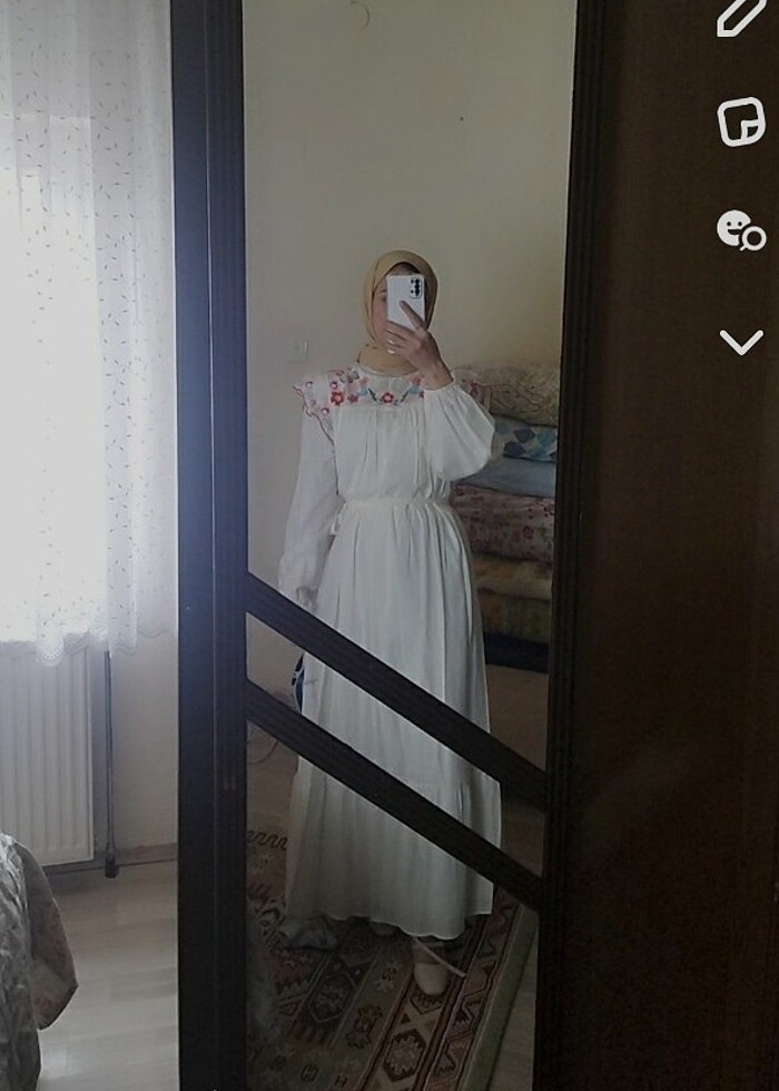 Yeni beyaz elbise - Görsel 5