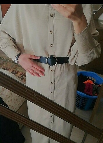 Yarasa kol elbise - Görsel 7