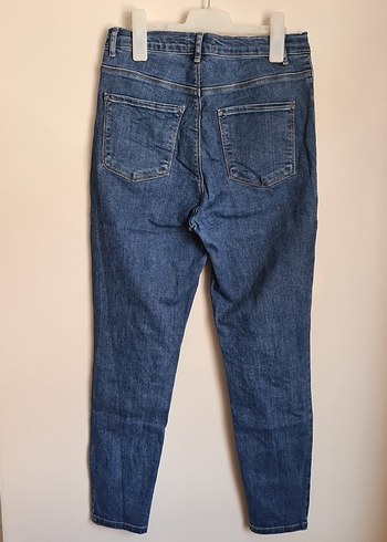 32 Beden Kadın Lacivert Slim Fit Denim Pantolon