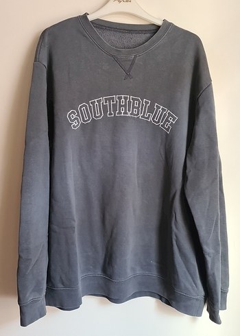 Gri Oversize Kadın Sweatshirt