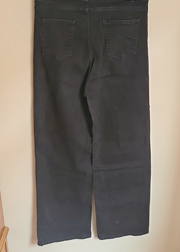 32 Beden Siyah Midi Kadın Denim Pantolon