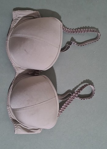 koyu gri Düz Basic Sütyen