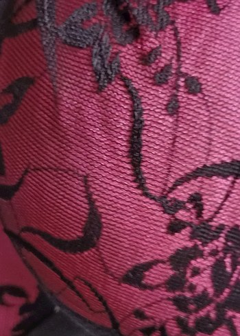 38 Beden Desenli Gotik Pembe Sütyen
