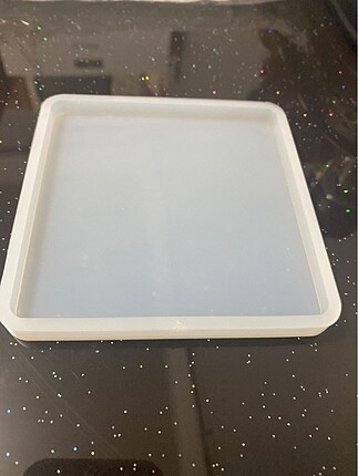 Epoksi silikon kalıp bardak altlığı 11*11cm