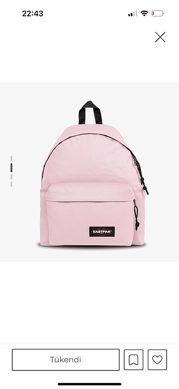Eastpak padded pak?r pembe sırt çantası