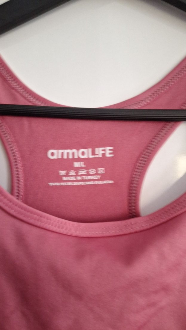 Pembe Mini Spor Crop - Görsel 2