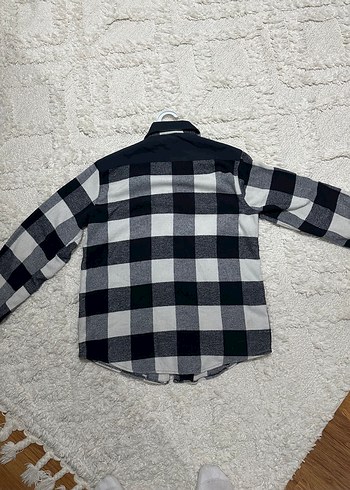 Manche Kareli Fermuarlı Erkek Gömlek - Görsel 2