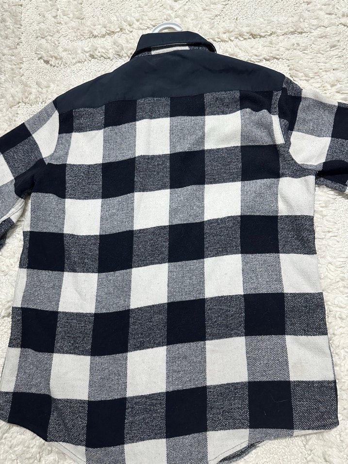 Manche Kareli Fermuarlı Erkek Gömlek - Görsel 3