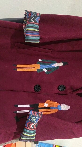 m Beden bordo Renk Ceket