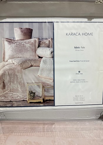 Karaca Home Valeria Puda Bej Baskılı Nevresim Takımı