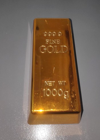 külçe altın görünümlü kutu - Görsel 3