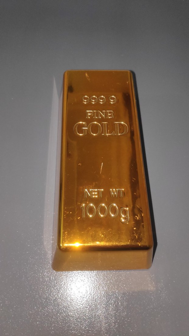 külçe altın görünümlü kutu - Görsel 3