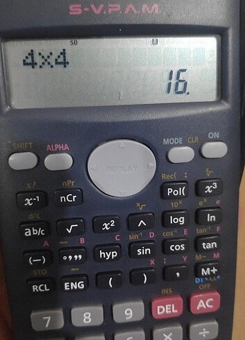  Beden Renk Casio bilimsel hesap makinesi