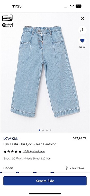 Pantolon jean
