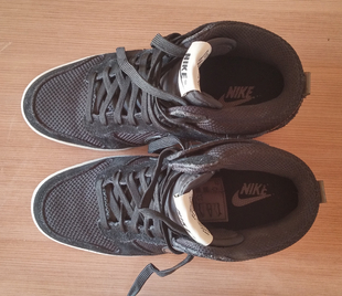 38 Beden siyah Renk Nike Spor Ayakkabı / Dunky Sky Hi Dolgu Topuk
