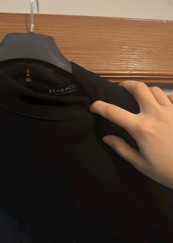 Siyah uzun elbise Ferraceci - Görsel 2