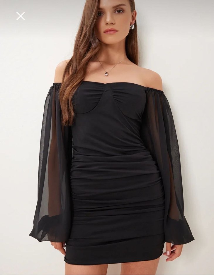 Kısa elbise - Görsel 3