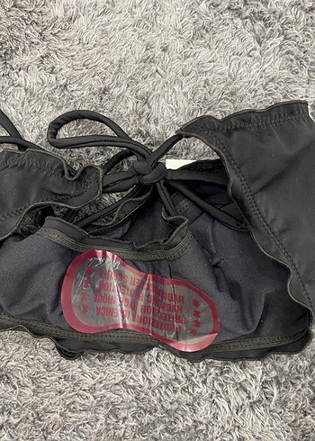 38 Beden Siyah Bağcıklı Kadın Bikini Altı