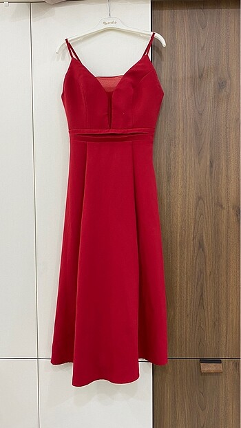 Abiye midiboy elbise - Ana görsel