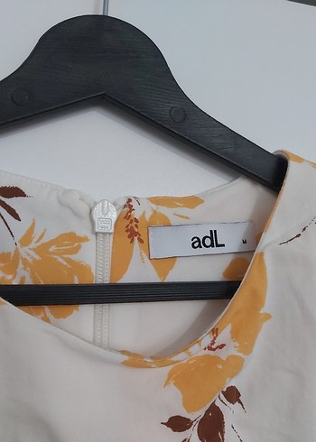 ADL Sarı Çiçekli Elbise - Görsel 2