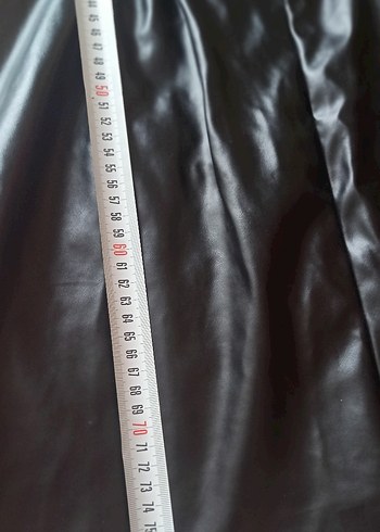 Siyah deri elbise - Görsel 6