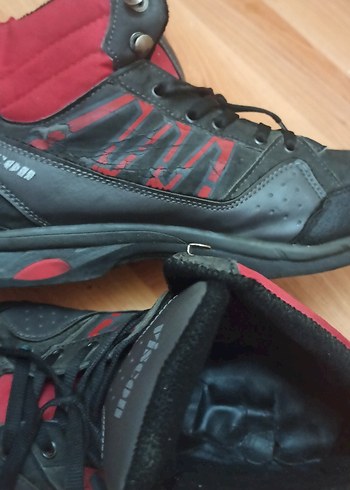 Viscon Kırmızı Siyah Erkek Biker Bot - Görsel 6