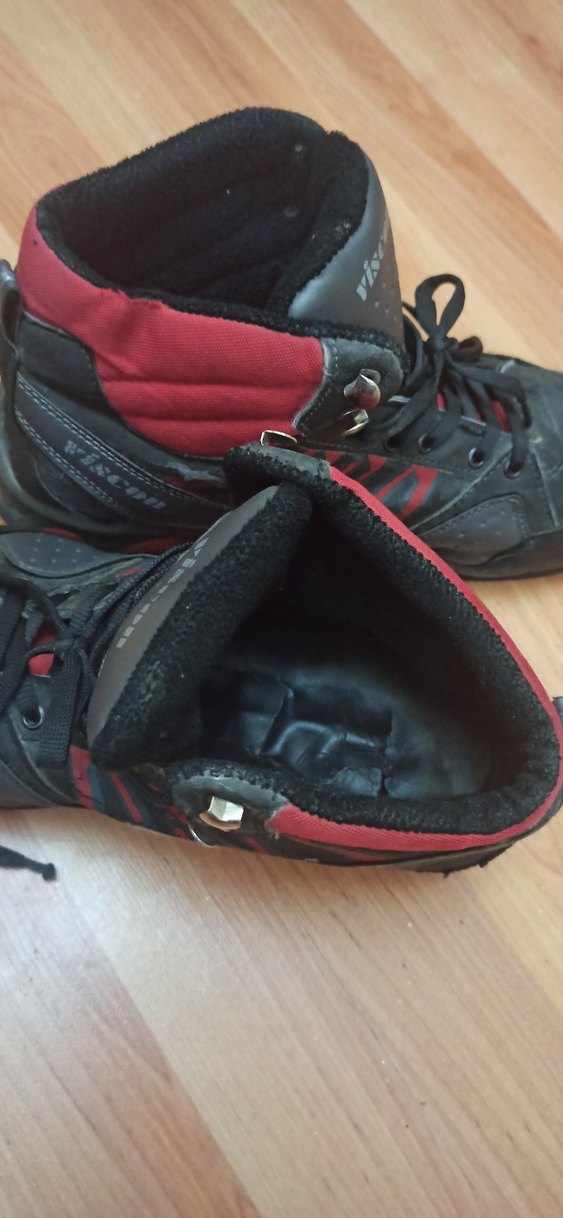 Viscon Kırmızı Siyah Erkek Biker Bot - Görsel 4