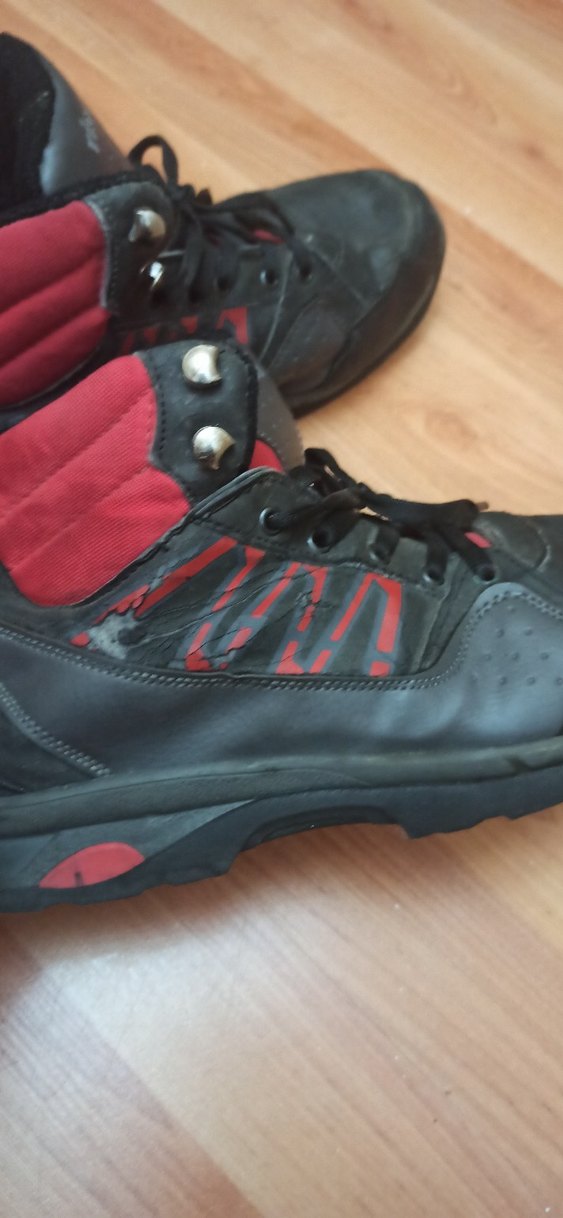 Viscon Kırmızı Siyah Erkek Biker Bot - Görsel 3