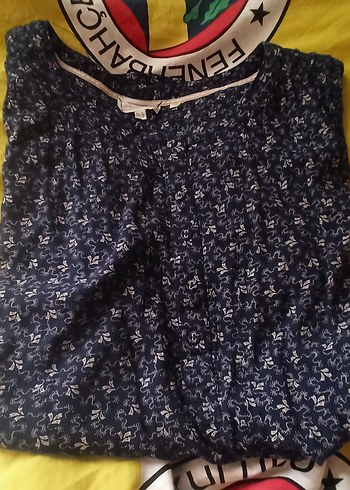 Bohem Stil Mavi Hamile Tunik - Görsel 4