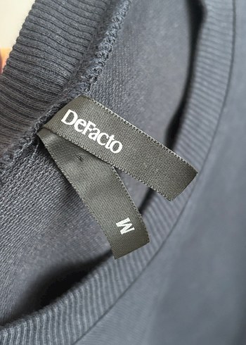 Defacto garnili Siyah Gri Uzun Pamuklu Elbise - Görsel 4