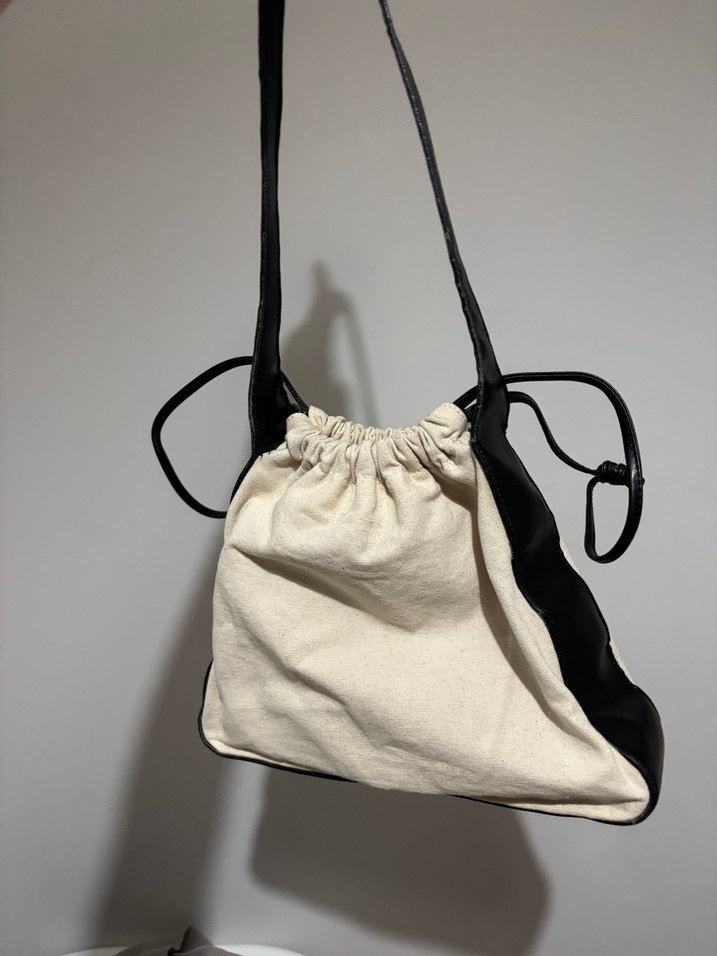 Beyaz Süet Minimalist Kadın Çanta - Görsel 2