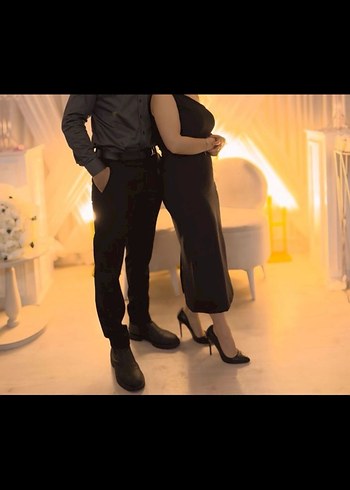 Siyah Stiletto Topuklu - Görsel 2