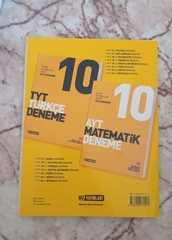 Beden Renk hız yayınları tyt matematik denemesi