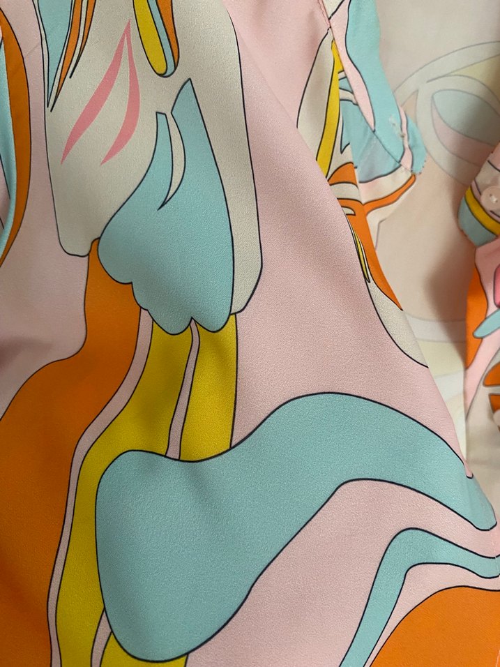 Bohem Çok Renkli Salaş  Bluz - Görsel 4