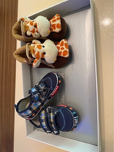 Bebek panduf ve ilk adım ayakkabısı