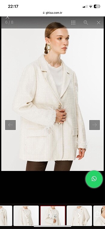 Ghisa blazer ceket