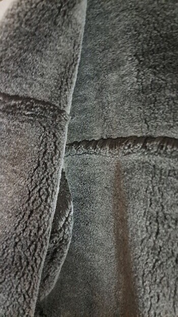 Süet kürklü kaban - Görsel 3