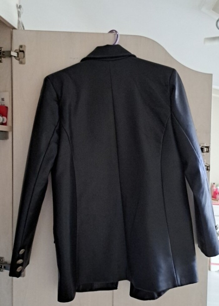 Blazer deri ceket - Görsel 3